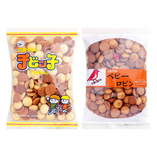 日本进口零食知更鸟牛乳味贝贝鸡蛋杏元饼干休闲儿童零食解馋小吃