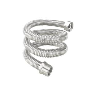 4分6分内外丝304不锈钢波纹管水泵延长管热水器防爆进水金属软管