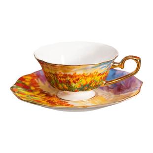 骨瓷高档精致轻奢高颜值咖啡杯套装礼盒生日礼物法式伴手礼杯子