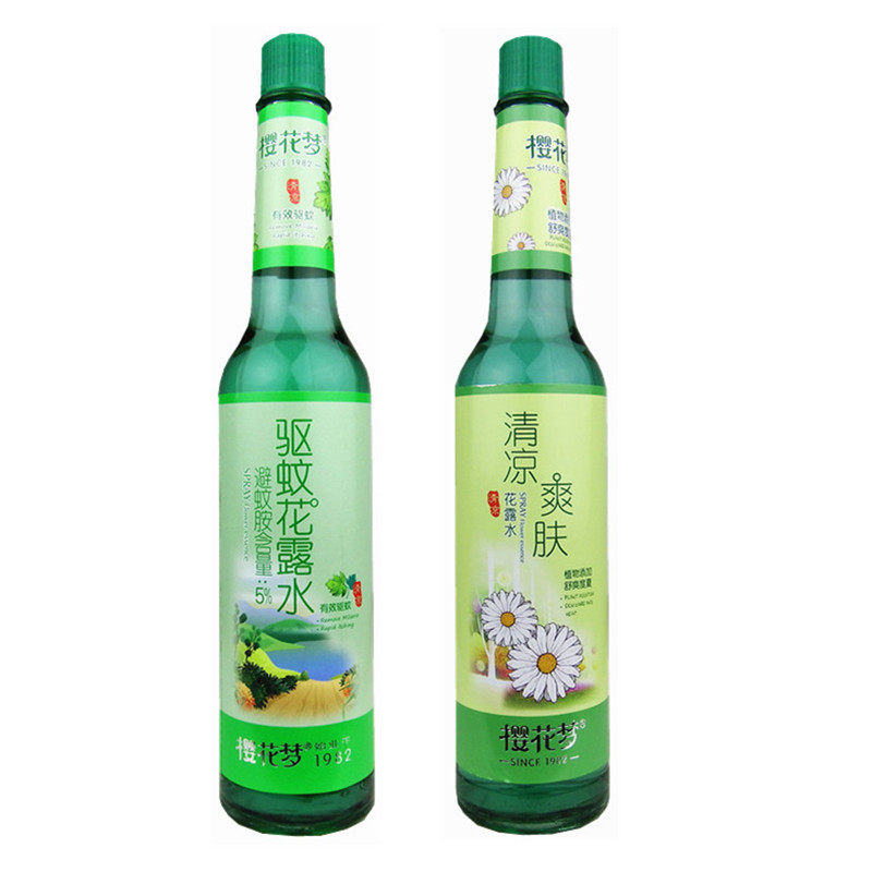 樱花梦驱蚊花露水艾草止痒防蚊虫花露水