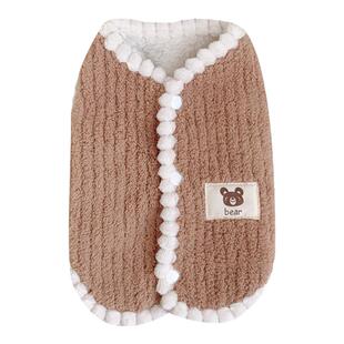 狗狗衣服秋冬款双面绒四脚衣比熊博美猫咪宠物小狗泰迪雪纳瑞冬装