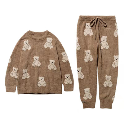 情侣珊瑚绒柔软舒适保暖睡衣睡裙