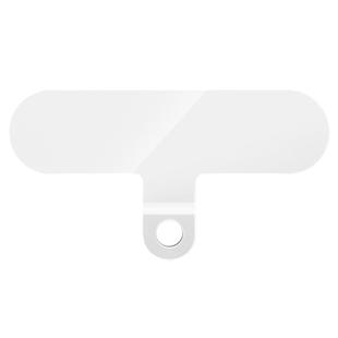 手机挂绳贴片结实防丢夹片高端透明背贴固定卡片女男斜挎可调可背挂脖斜跨长带手腕短金属绳子TPU连接片垫片