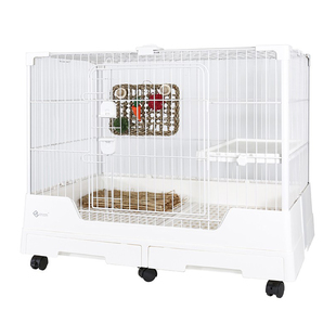 达洋直营 兔笼配件箱兔子用品兔厕所兔草架兔玩具陶瓷食盆套餐