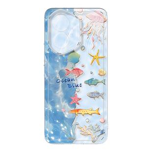 适用于荣耀500PRO手机壳全包防摔400pro时尚透明硅胶honor400por夏天散热300ultra网红款5G散热外壳保护套女