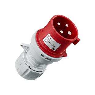 公牛航空插头公母对接连接器电源线子插座32a工业防水4芯3芯5接头