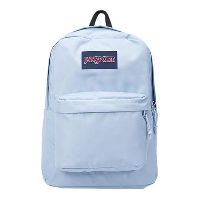 JanSport旗舰店户外轻便双肩包女雾霾蓝旅游通勤男徒步登山背包