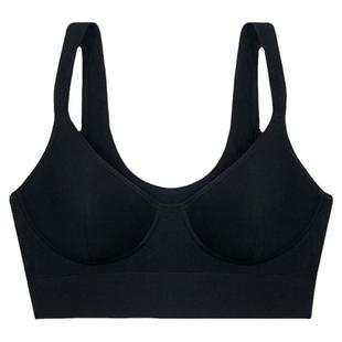 外贸运动文胸背心式宽边松紧舒适内衣纯棉无钢圈海绵模型杯BC胸罩