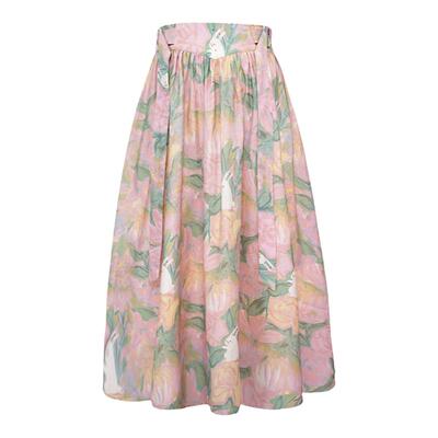 JUNGLEME半身裙优雅印花半身裙