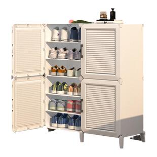 简易鞋柜家用门口户外防晒出租屋用室内多层防尘加厚收纳塑料鞋架