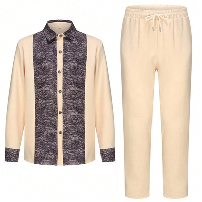 Kaftan Elegant Men Suit非洲男士传统巴服宴会礼服套装民族服饰