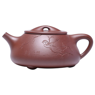 百年利永紫砂博物馆 宜兴紫砂壶全手工茶壶景舟湖帆石瓢等比复刻