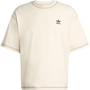 Adidas/阿迪达斯正品三叶草男士经典简约运动圆领短袖JW0970