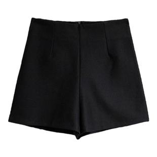 短裤女秋冬2025新款黑色加绒高腰显瘦热裤防走光外穿紧身打底裤