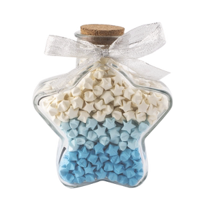 星星折纸许愿瓶成品高颜值五角星幸运星玻璃瓶送闺蜜新年生日礼物