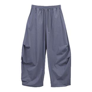 CBXLAB儿童街舞潮牌灰色薄款速干爵士舞香蕉裤美式JAZZ运动街头潮