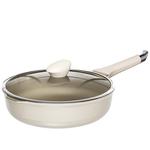 有钛无涂层平底锅不粘锅家用牛排煎锅炒菜炒锅电磁炉燃气灶适用