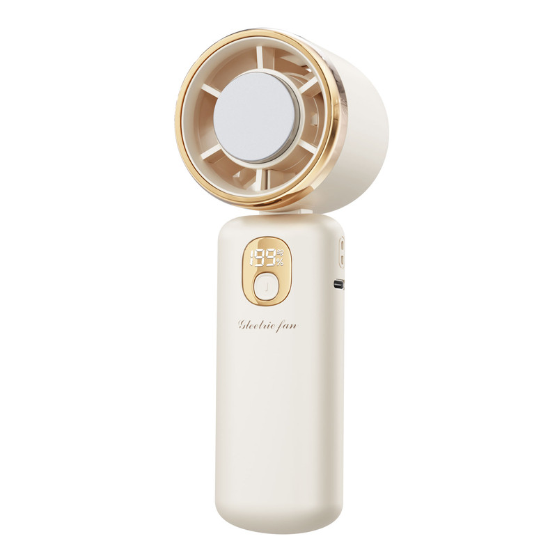 【制冷小空调】2026新款手持小风扇超强力静音迷你学生usb便携式随身超长续航可充电手拿小型折叠电风扇挂脖