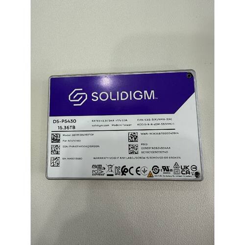 议价Solidigm D5P5430 15.36TB U.2维修