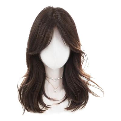 艾雪梦增发量自然无痕锁骨微卷发