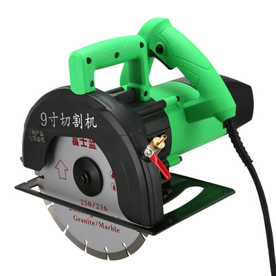 大手大功电开槽线槽石材切割机
