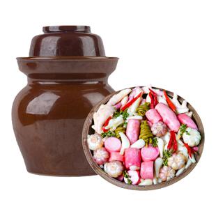 四川王婆家什锦泡菜农家坛子泡酸豆角儿菜大蒜藠头即食萝卜下饭菜