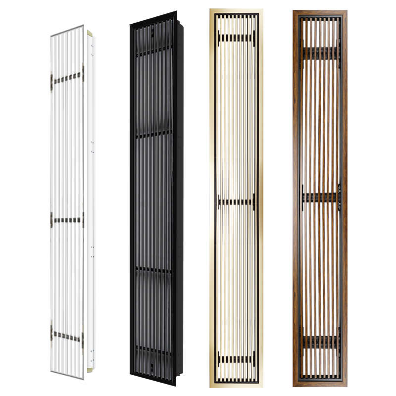 极简极窄中央空调出风口窄边线型加长百叶窗格栅回风口检修口吊顶