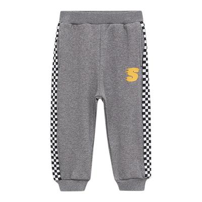 moomoo童装男童休闲裤秋冬舒适保暖针织长裤儿童运动裤卫裤加绒