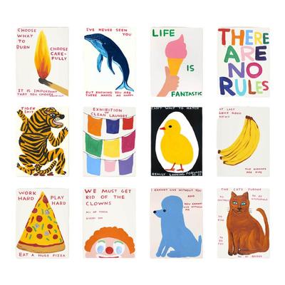 海报大卫波普手绘插画艺术