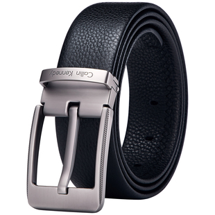 Callin Kennedy男士皮带真皮针扣式2026新款裤腰带纯牛皮高档正品