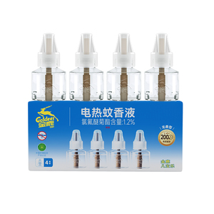 金鹿电热蚊香液补充套液家用无味驱蚊液防蚊液
