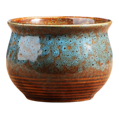 孔雀开屏粗陶多肉花盆特价清仓