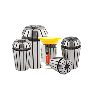 雕刻机主轴夹头刀具筒夹弹簧er锁嘴ER20夹头高弹螺母夹头电机夹具