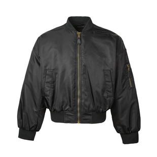 BTSG美式街头bomber短宽MA1飞行员夹克外套廓形复古嘻哈棒球服男