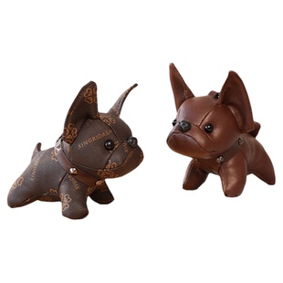 pu皮公仔挂件小狗玩偶娃娃汽车书包包高档皮革挂饰迷你小号摆件