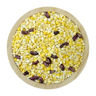 东北粘大碴子糯玉米碴子粥五谷杂粮玉米粒糁带花芸豆组合新货粗粮