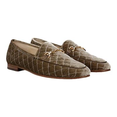 SAM EDELMAN山姆爱德曼秋平底丝绒乐福鞋通勤单鞋女LORAINEREGAL