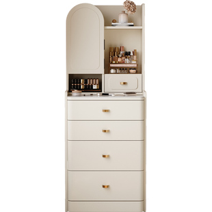 小户型梳妆台卧室床头柜化妆台一体2025新款主卧多功能收纳化妆桌