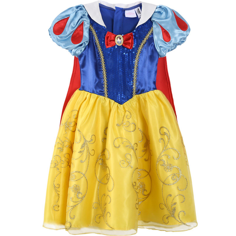 迪士尼白雪公主裙子表演服短袖