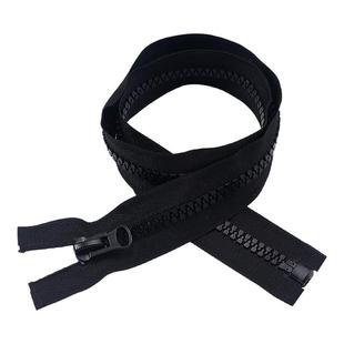 8号衣服树脂拉链粗齿单头单开羽绒服外套拉链条长款加厚彩色拉锁