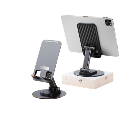 【360度旋转】合金手机支架桌面懒人直播专用手机架平板iPad支撑架万能通用可调节升降2023新款网课拍摄视频