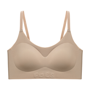 猫人粉底液少女内衣初高中生无痕隐形文胸发育期运动细肩带小背心