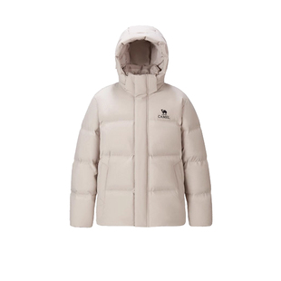 骆驼男装三防羽绒服男冬季25新款加厚保暖短款情侣面包服男装外套