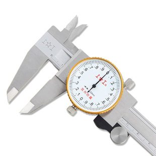 上工不锈钢带表卡尺0-150mm高精度带表游标卡尺0-200游标卡尺300