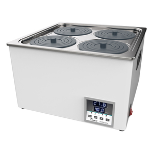 电热数显恒温水浴锅实验室 单孔 双孔四孔六孔不锈钢防干烧水浴箱