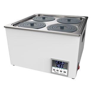 电热数显恒温水浴锅实验室 单孔 双孔四孔六孔不锈钢防干烧水浴箱