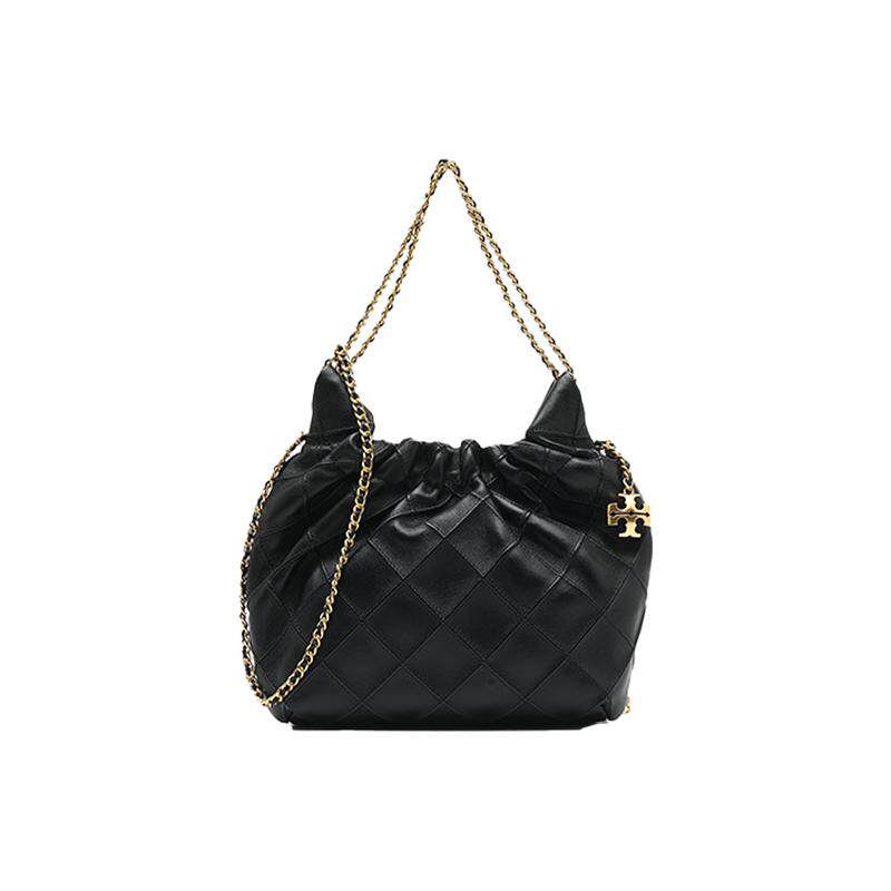 【自营】Tory Burch/汤丽柏琦Fleming女包立体菱格链条斜挎单肩包