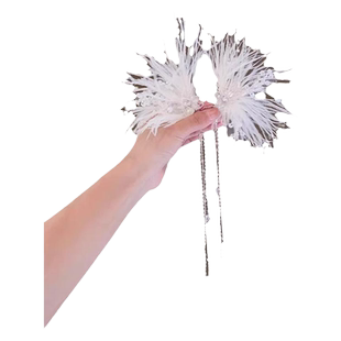 女童气质羽毛蝴蝶流苏步摇发夹宝宝汉服儿童古风头饰国风女孩发卡