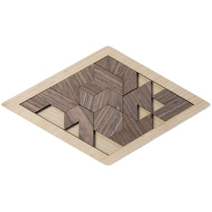 抖音GM同款超难地狱格格不入自虐烧脑10级难度拼图木质9级Puzzle5