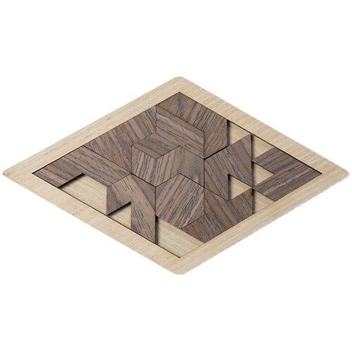 抖音GM同款超难地狱格格不入自虐烧脑10级难度拼图木质10级Puzzle